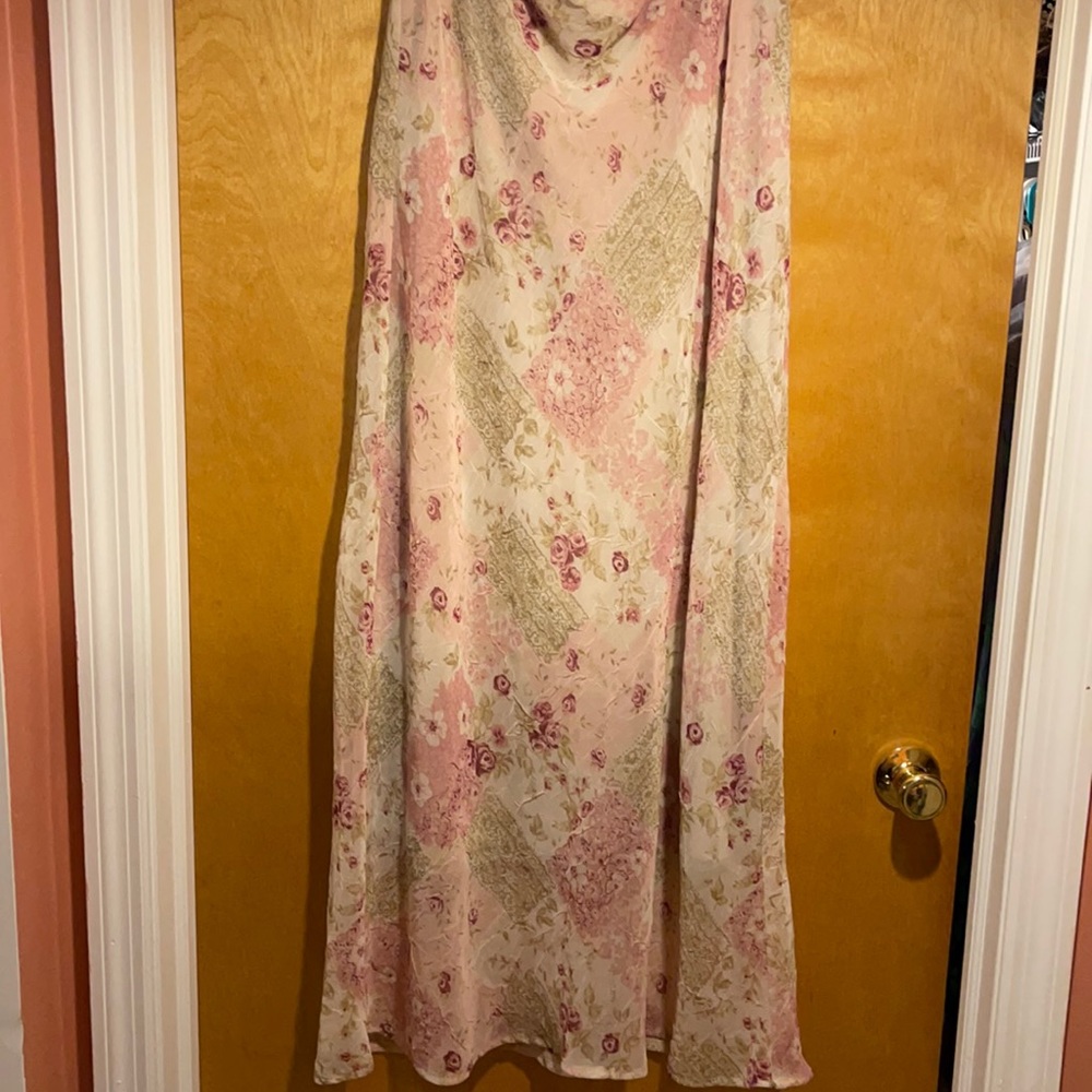 Floral Maxi Skirt - size XL